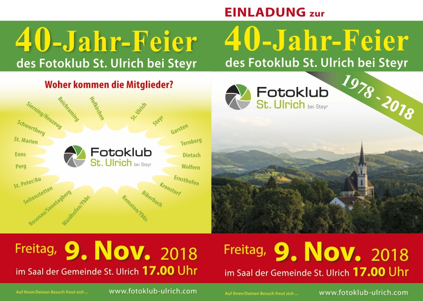 40 Jahr Feier – Fotoklub St. Ulrich